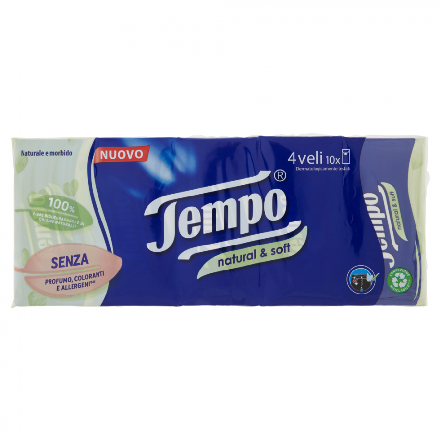 TEMPO FAZZ NATURAL&SOFT 10PZ