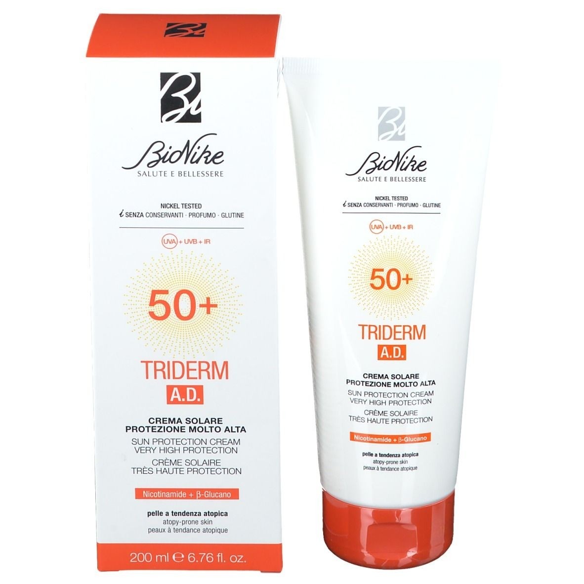 TRIDERM AD CREMA SOL SPF50+