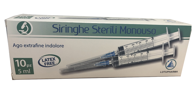 LOTUPHARMA SIRINGA 5ML 10PZ